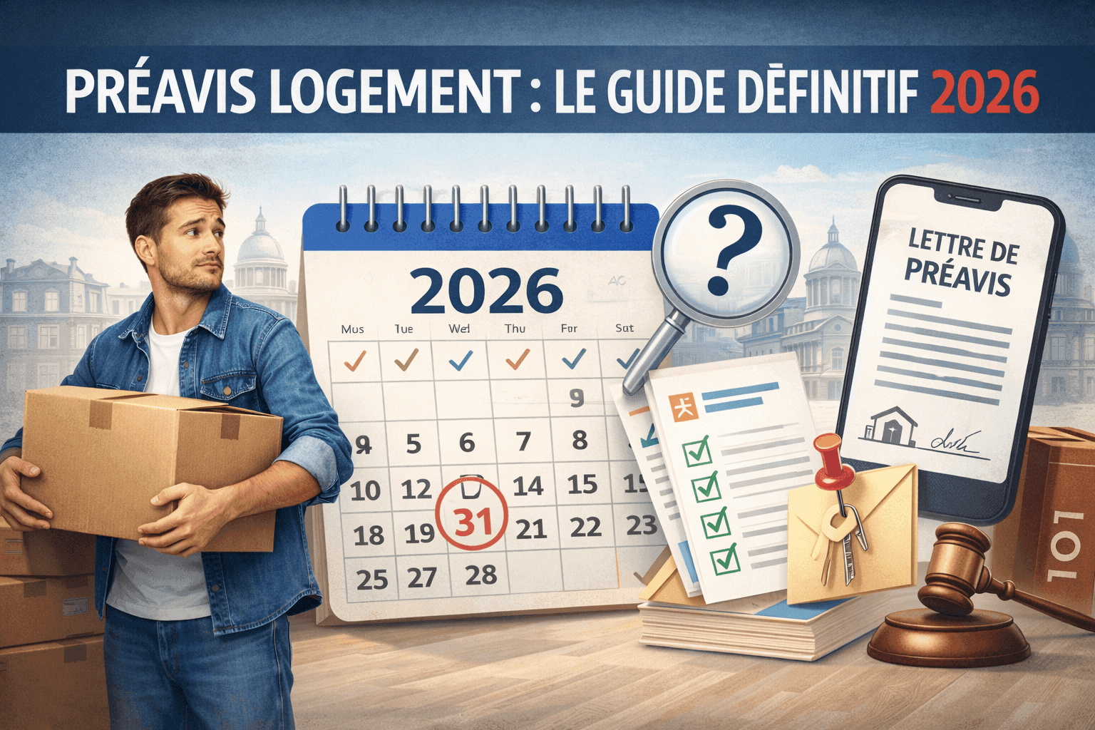 Préavis logement : le guide définitif 2026